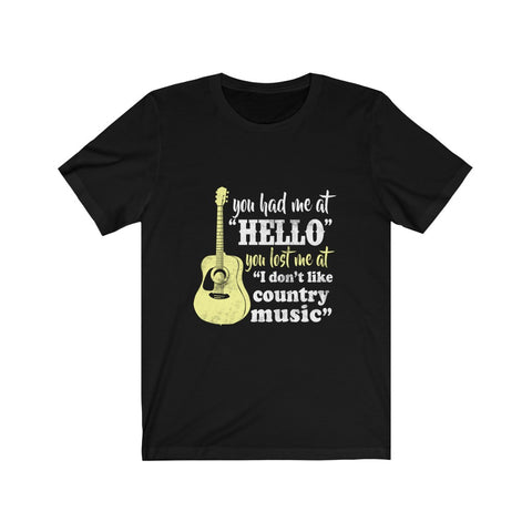 Image of I Don't Like Country Music - Unisex Tee