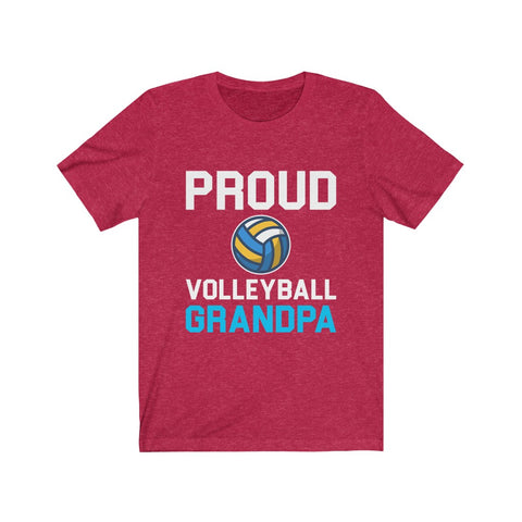Image of Proud Volleyball Grandpa - Unisex Tee