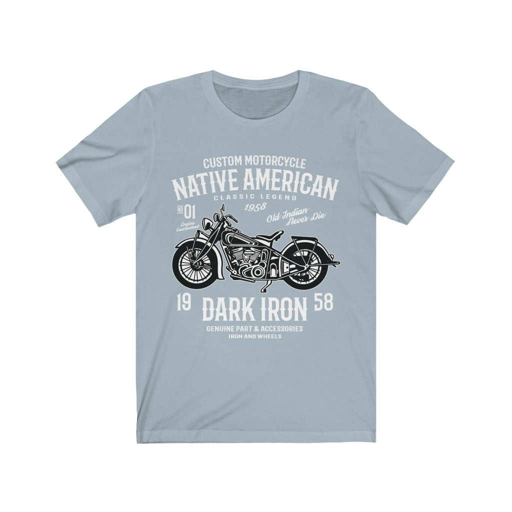 Custom Motorcycle Native American - Unisex Tee - Maas Tee