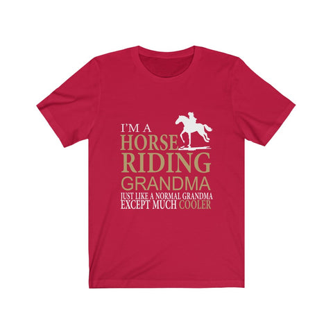 Image of I'm A Horse Riding Grandma - Unisex Tee - Maas Tee