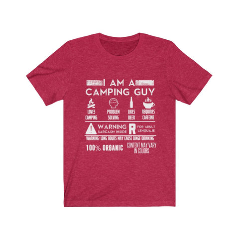 Image of I Am A Camping Guy - Unisex Tee - Maas Tee