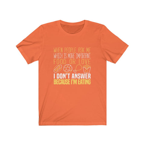 Image of Food Or Love - Unisex Tee