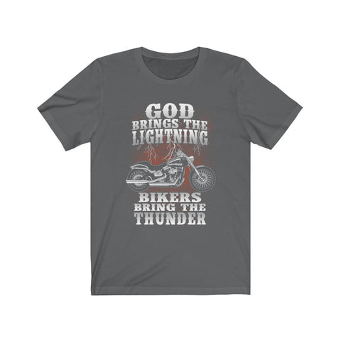 Image of Bikers Bring The Thunder - Unisex Tee - Maas Tee