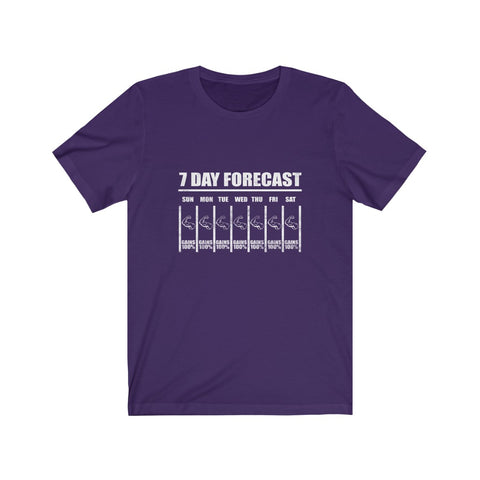 Image of 7 Day Forecast For Gym - Unisex Tee - Maas Tee