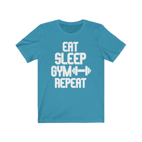 Image of Eat Sleep Gym Repeat - Unisex Tee - Maas Tee