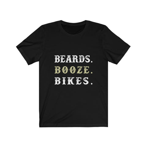 Image of Beards Booze Bikes - Unisex Tee - Maas Tee