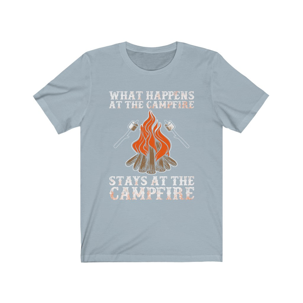 What Happens At The Campfire Stays At The Campfire - Unisex Tee