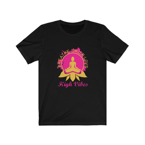 Image of Breathe Smile Love Yoga - Unisex Tee