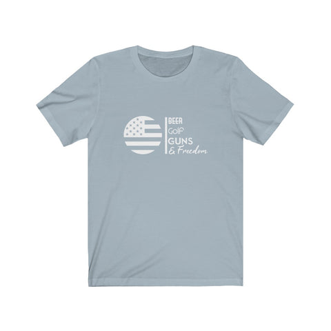 Image of Beer Golf Guns & Freedom - Unisex Tee