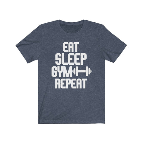 Image of Eat Sleep Gym Repeat - Unisex Tee - Maas Tee