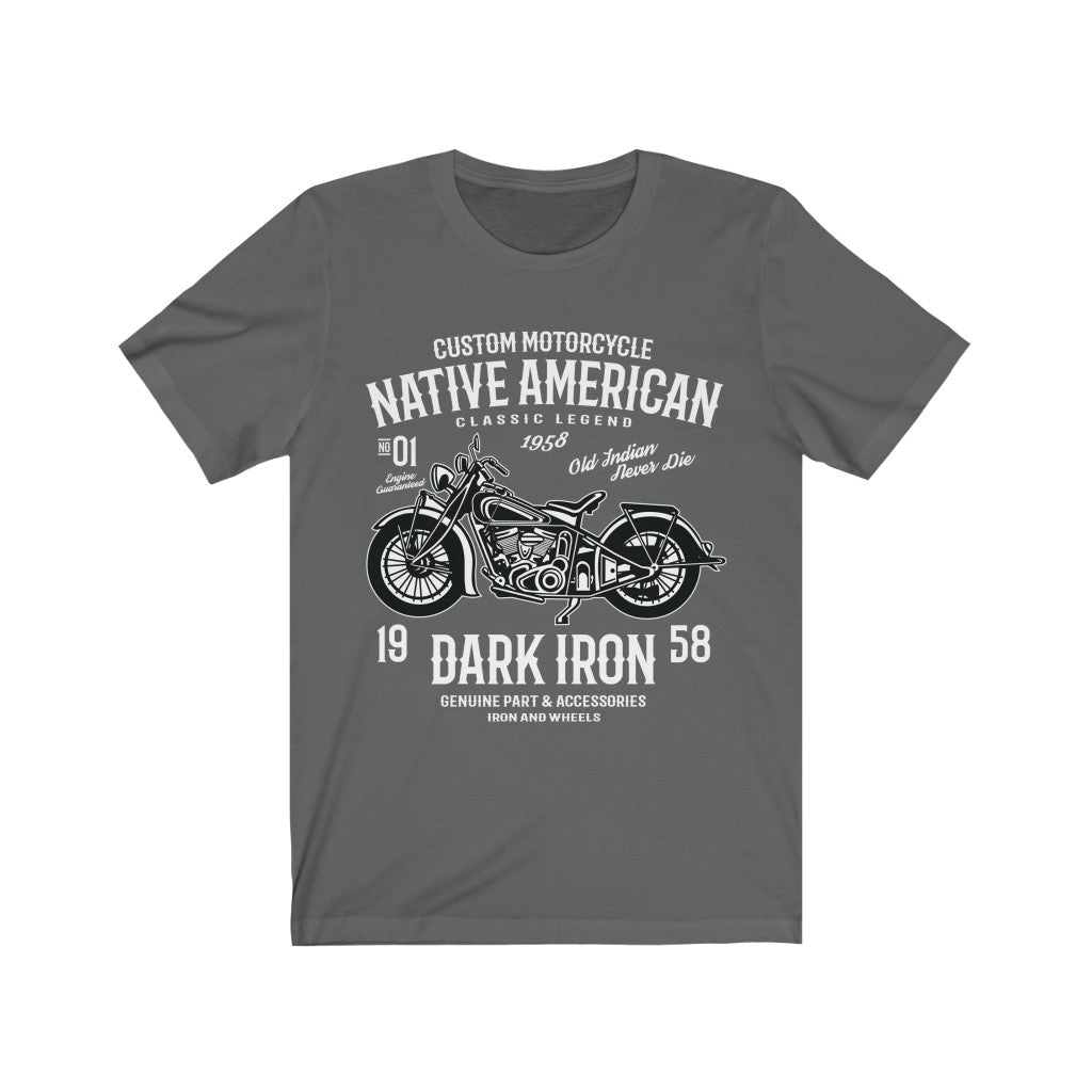 Custom Motorcycle Native American - Unisex Tee - Maas Tee