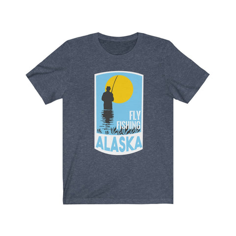 Image of Fly Fishing Alaska - Unisex Tee - Maas Tee