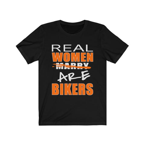Image of Real Women Are Bikers - Unisex Tee - Maas Tee