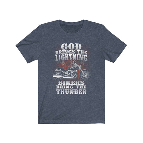 Image of Bikers Bring The Thunder - Unisex Tee - Maas Tee
