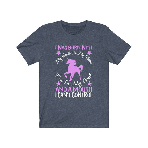 Image of I Was Born With My Heart - Unisex Tee