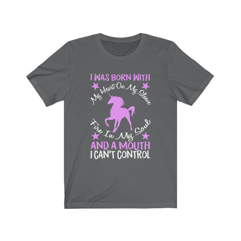 Image of I Was Born With My Heart - Unisex Tee