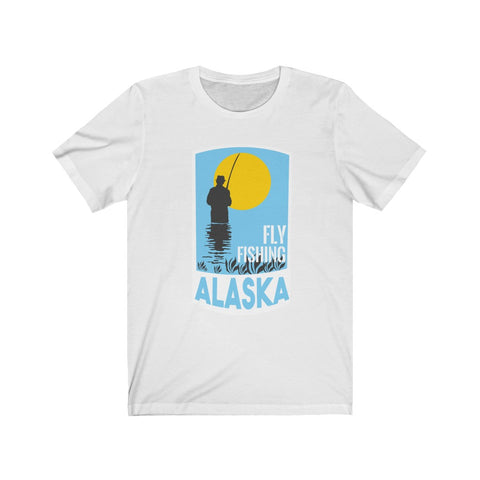 Image of Fly Fishing Alaska - Unisex Tee - Maas Tee