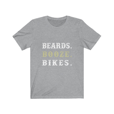 Image of Beards Booze Bikes - Unisex Tee - Maas Tee
