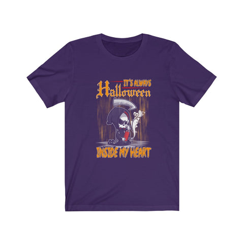 Image of It's Always Halloween Inside My Heart - Unisex Tee - Maas Tee
