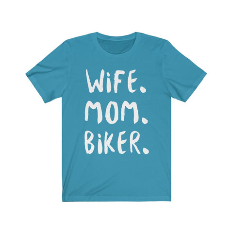 Image of Wife Mom Biker - Unisex Tee - Maas Tee