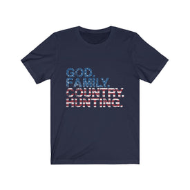 God Family Country Hunting - Unisex Tee