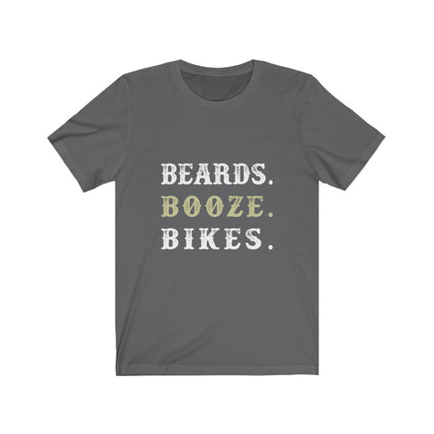 Image of Beards Booze Bikes - Unisex Tee - Maas Tee