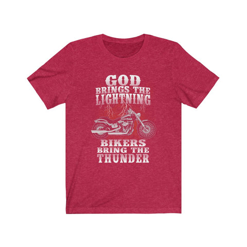 Image of Bikers Bring The Thunder - Unisex Tee - Maas Tee