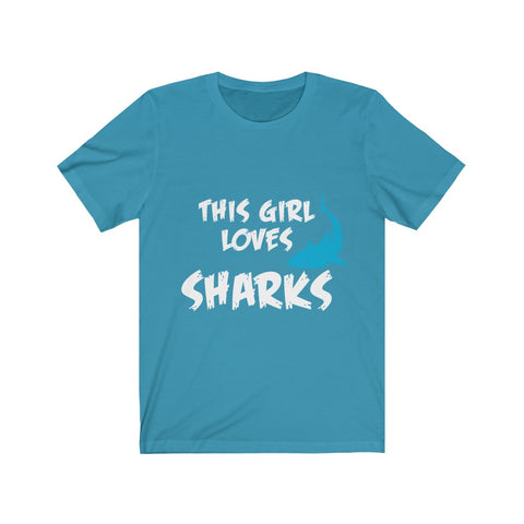 Image of This Girl Loves Sharks - Maas Tee