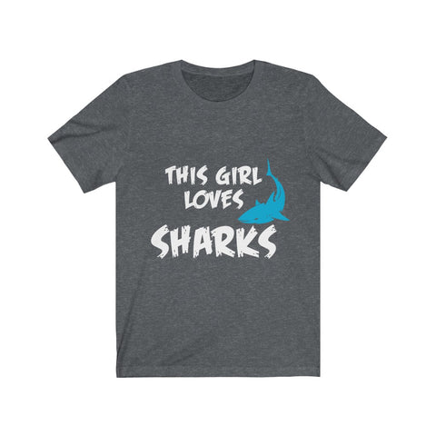 Image of This Girl Loves Sharks - Maas Tee