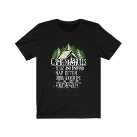Camping Rules - Unisex Tee