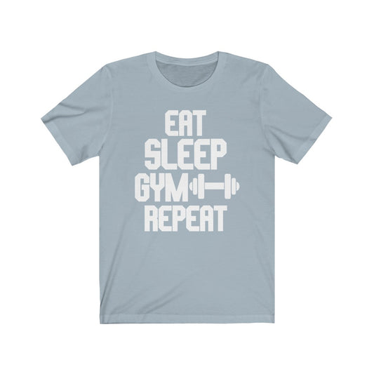 Eat Sleep Gym Repeat - Unisex Tee - Maas Tee