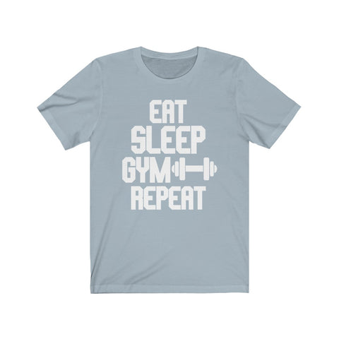 Image of Eat Sleep Gym Repeat - Unisex Tee - Maas Tee
