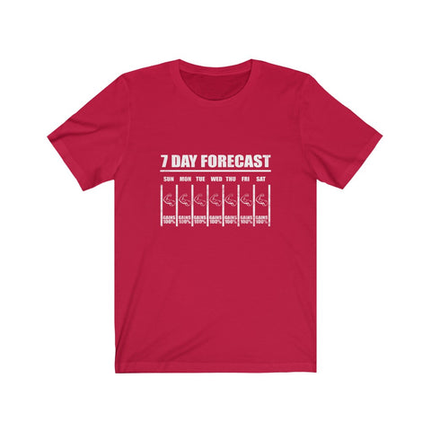 Image of 7 Day Forecast For Gym - Unisex Tee - Maas Tee