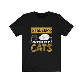 I Sleep With My Cats - Unisex Tee - Maas Tee