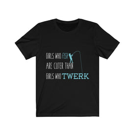 Girls Who Fish Are Cuter - Sleeve Tee - Maas Tee