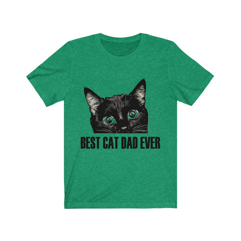 Image of Best cat Dad Ever - unisex tee - Maas Tee