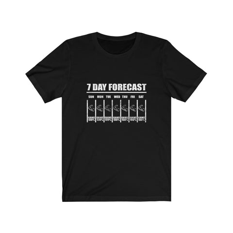Image of 7 Day Forecast For Gym - Unisex Tee - Maas Tee