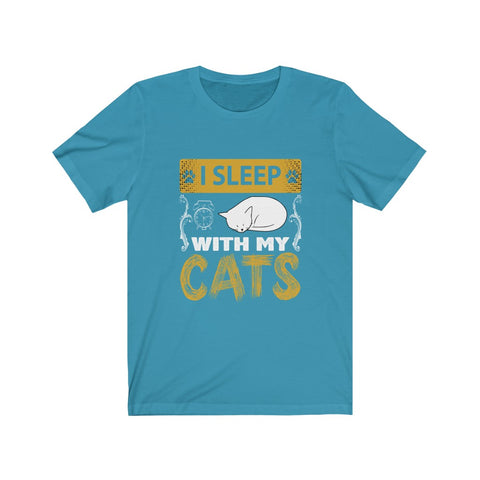 Image of I Sleep With My Cats - Unisex Tee - Maas Tee