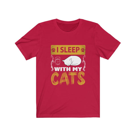 Image of I Sleep With My Cats - Unisex Tee - Maas Tee
