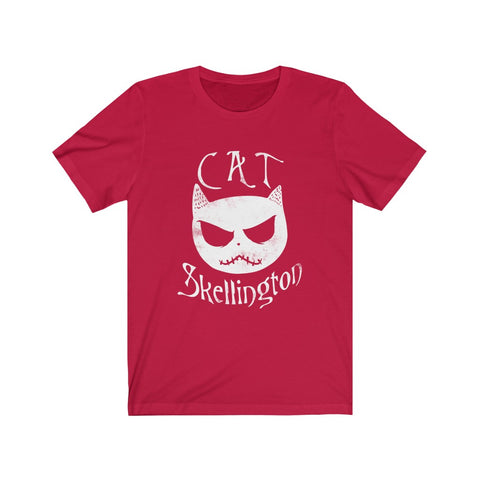 Image of Cat Skellington - Unisex Tee - Maas Tee