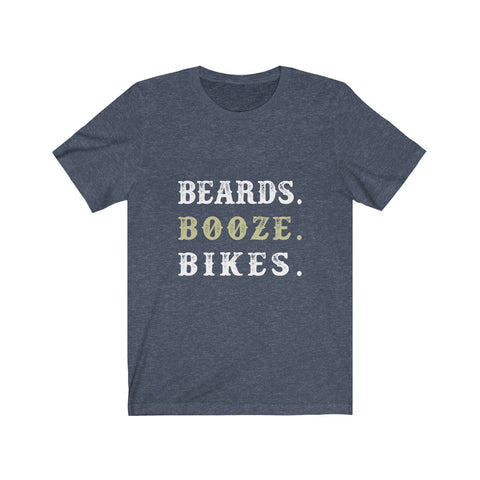 Image of Beards Booze Bikes - Unisex Tee - Maas Tee