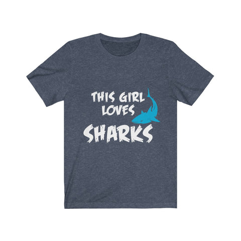 Image of This Girl Loves Sharks - Maas Tee