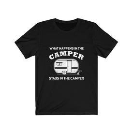 What Happens in The Camper Stays in The Camper - Unisex Tee