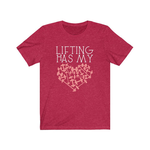 Image of Lifting Has My Heart - Unisex Tee - Maas Tee