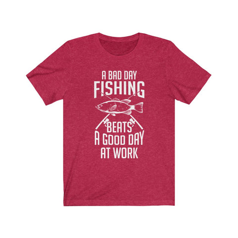Image of A Bad Dry Fishing - Unisex Tee - Maas Tee