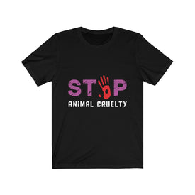 Stop Animal Cruelty - Unisex Tee - Maas Tee