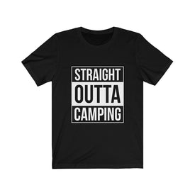 Straight Outta Camping - Unisex Tee