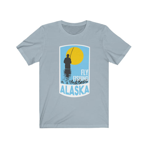 Image of Fly Fishing Alaska - Unisex Tee - Maas Tee