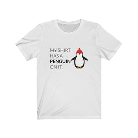 My Shirt has penguin on it