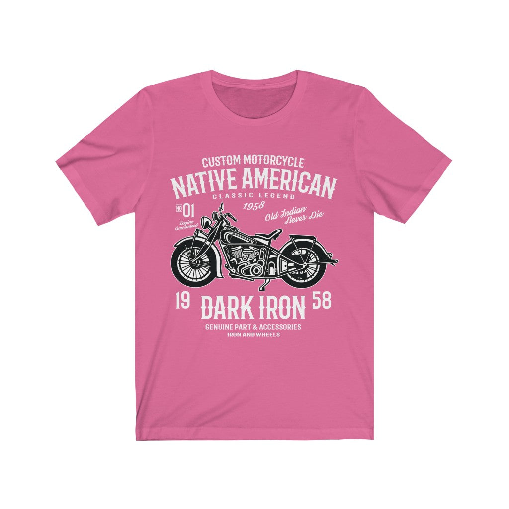 Custom Motorcycle Native American - Unisex Tee - Maas Tee